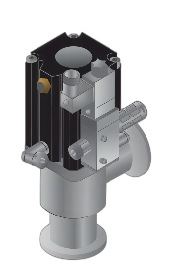 Series VLSS-G FV Angle Valve, Single Acting(N.C)