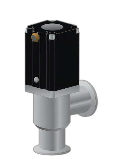 Series VLAS VLBS HV Angle Valve(CF), Single Acting (N.C)