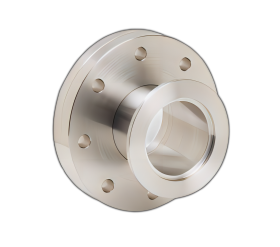 Adaptor, ISO-KF to CF-F